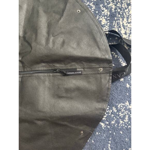Canada Goose Black Wardrobe Garment Bag Zip Snap Handle Dust Bag Coat Protector - Picture 4 of 5
